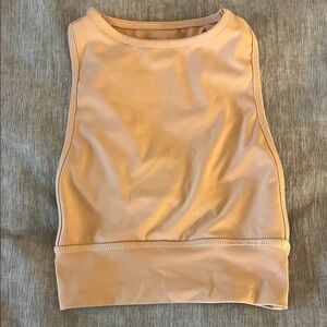 Women's Tan Sleeveless Top